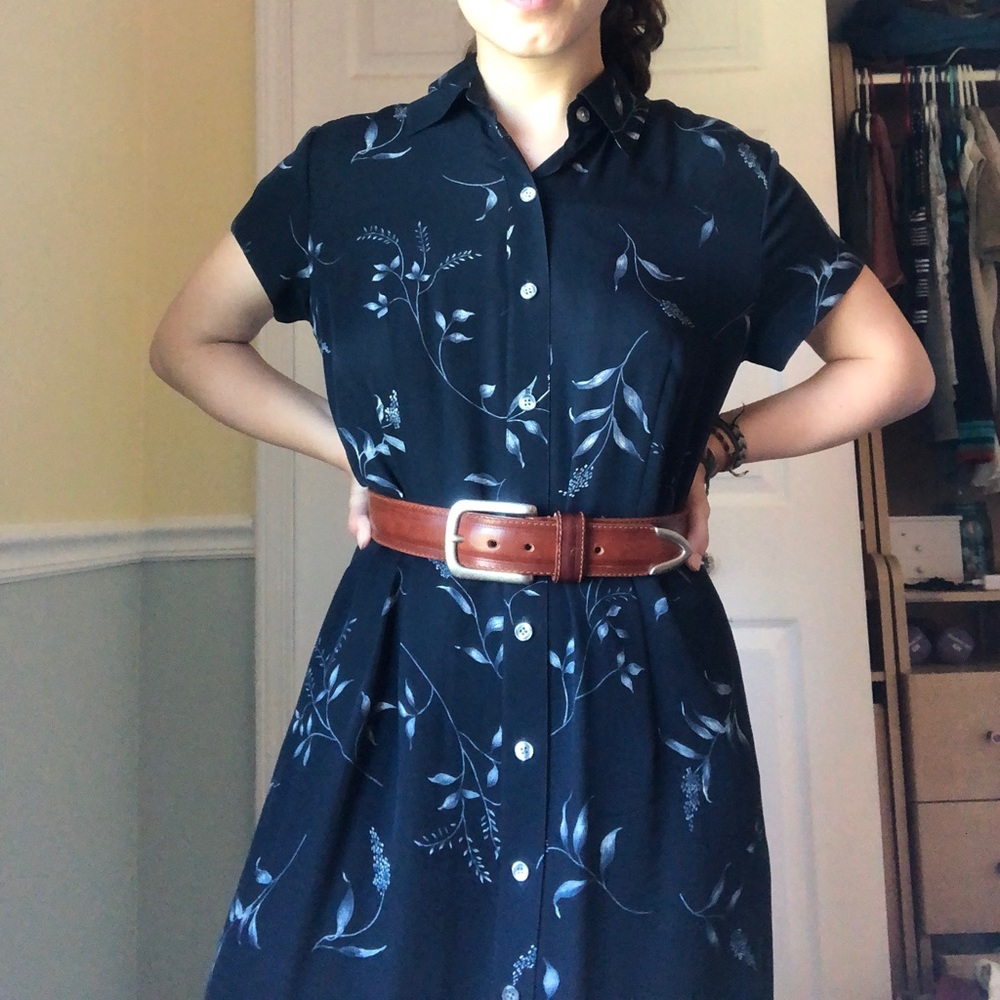Vintage silk Ralph Lauren dress